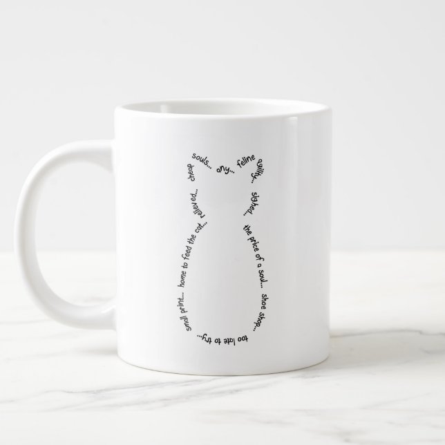 Cat Story Jumbo Mug (Left)