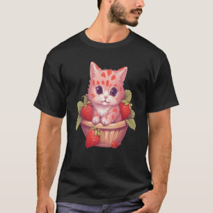Cat Strawberry T-Shirt