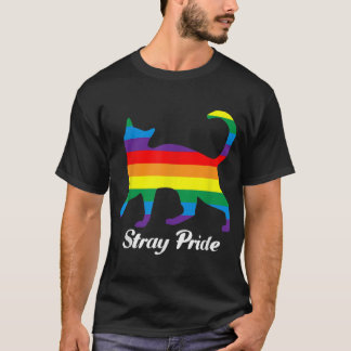 Cat Stray Pride LGBT  T-Shirt