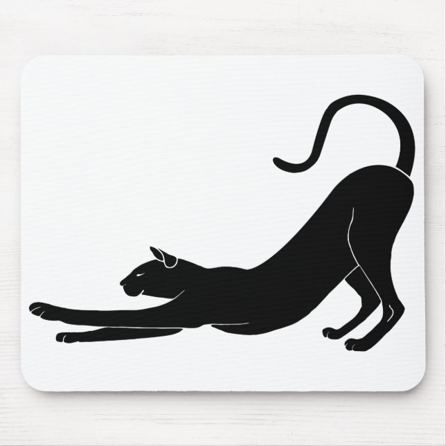 Cat Stretching Mouse Mat (Front)