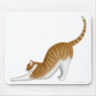 Cat Stretching Mousepad