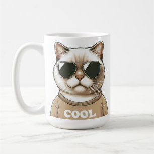 Cat style coffee mug