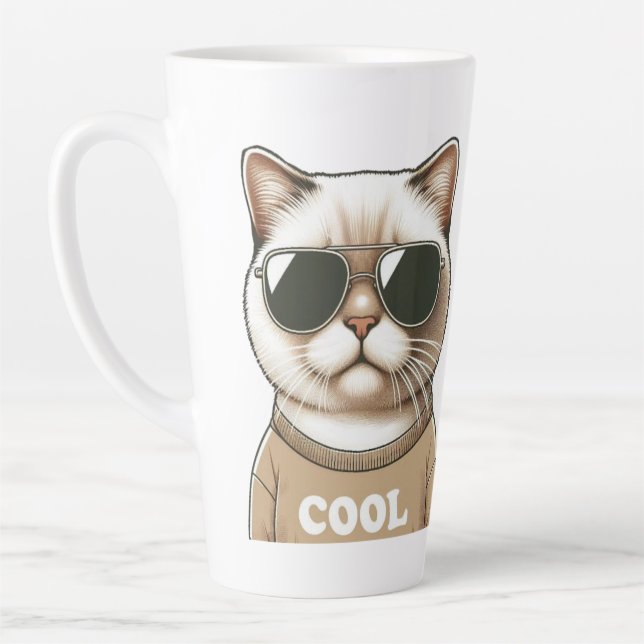 Cat style latte mug (Left)