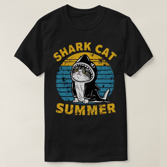 cat summer 1 T-Shirt (Design Front)