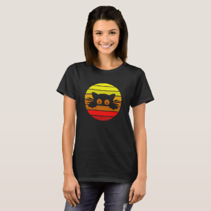 Cat Summer Retro Vintage Style Animal Kittens T-Shirt
