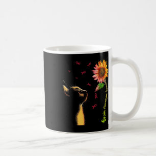 Cat Sunflower Brain Aneurysm Awareness Coffee Mug