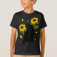 Cat Sunflower Christmas Tree Sun Flower Cat Lover