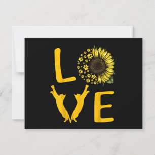 Cat Sunflower Gifts For Cat Lovers, Cat Mum Holiday Card