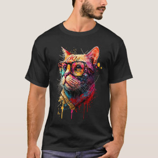 Cat Sunglasses Heart Cute Kitten Kitty Cat   8 T-Shirt