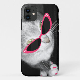 Cat Sunglasses i Phone 5 Case