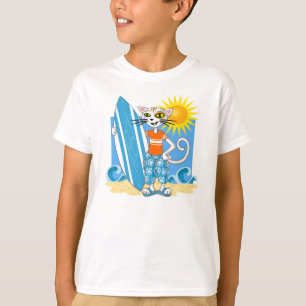 Cat surfing T-Shirt