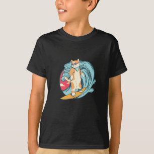 Cat Surfing T-Shirt