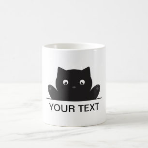 CAT SURPRISED COFFEE MUG