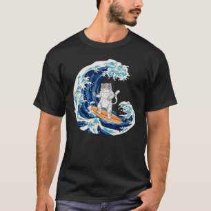 Cat Sushi Wave 2022 For Man Woman T-Shirt