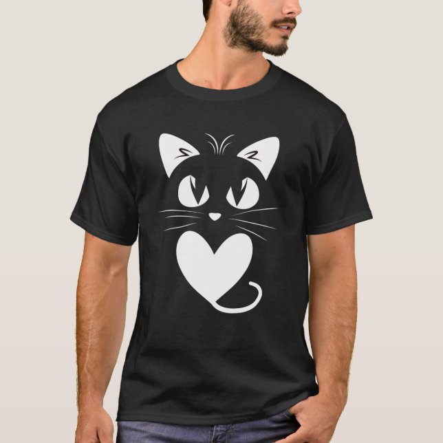 Cat Sweater Lover Cat Heart For Love Cat Women's G (Front)