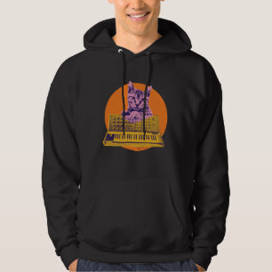 Cat Synthesizer Music Producer Design Hoodie