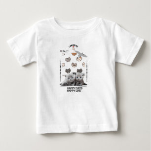 Cat T-Shirt   Funny Kitty cute Style