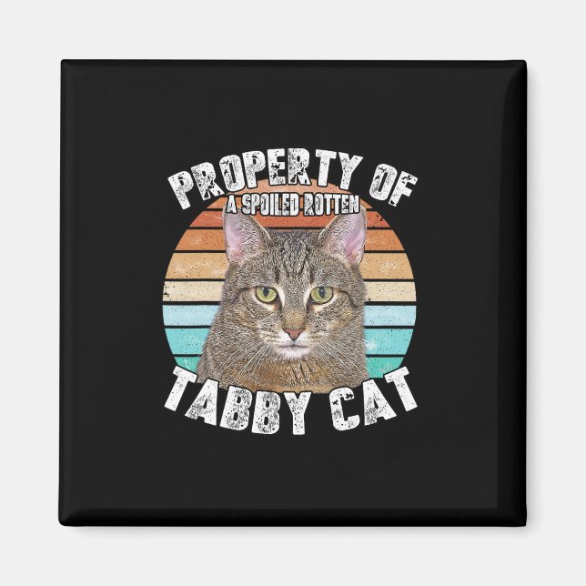 Cat Tab Funny Cat Lover Gifts For Men  Magnet (Front)