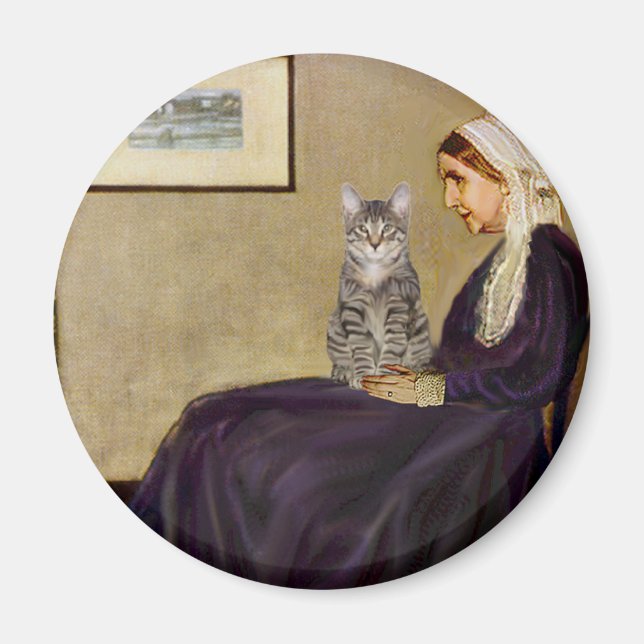 CAT (Tabby 1) - Whistlers Mother Magnet (Front)