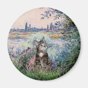 Cat (Tabby 2) - By the Seine Magnet