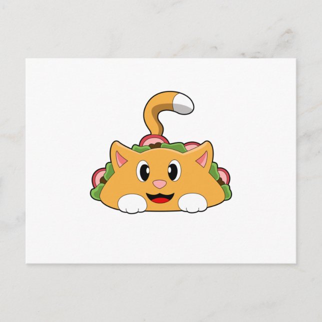 Cat Taco Postcard (Front)