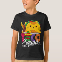 Cat Taco Squad Cinco De Mayo Cute Funny Mexican Fo