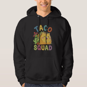 Cat Taco Squad Cinco De Mayo Mexican Party Fiesta Hoodie