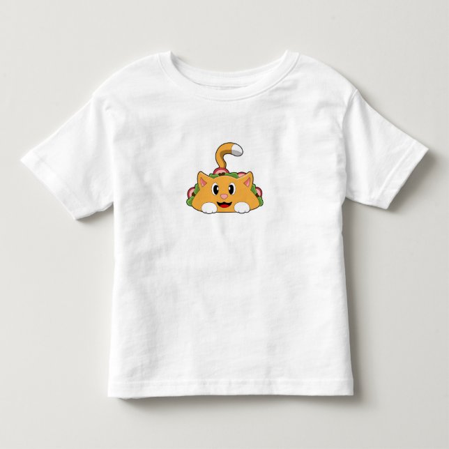 Cat Taco Toddler T-Shirt (Front)