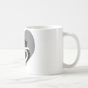 CAT tails - love black white Coffee Mug