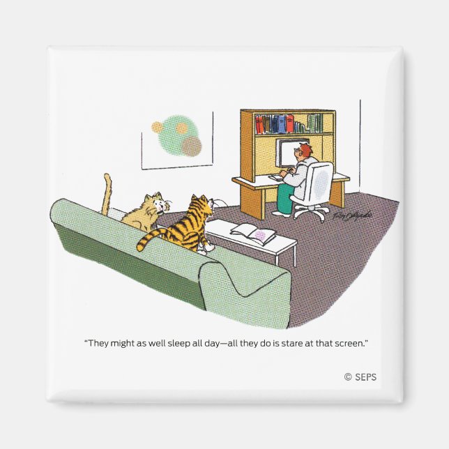 Cat Talk Magnet (Front)