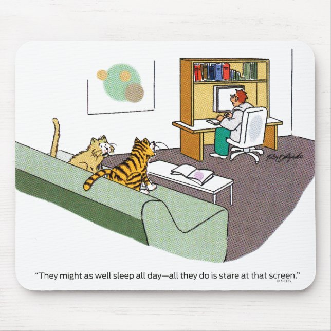 Cat Talk Mouse Mat (Front)