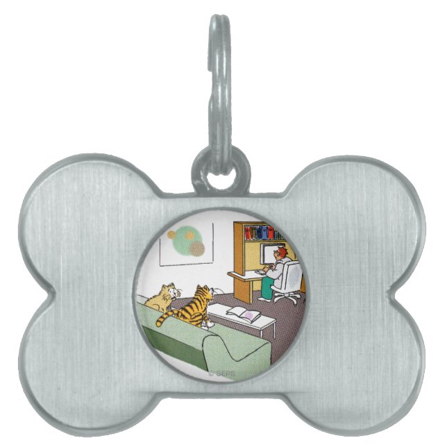 Cat Talk Pet ID Tag (Front)