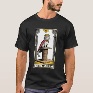 Cat Tarot Card Hiss Majesty Cat Scratching Post Tr T-Shirt