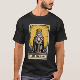 Cat Tarot Card Hiss Majesty Cat Scratching Post Tr T-Shirt