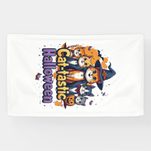 Cat-tastic Halloween Banner