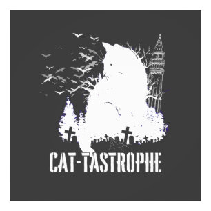 Cat-tastrophe - A Gothic Tale.b Photo Print