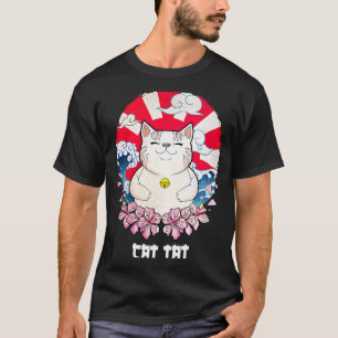 Cat Tat Cat Tattoo Kitten Tattooed Cat Mum 2 T-Shirt