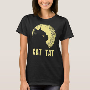 Cat Tat Cat Tattoo Kitten Tattooed Cat Mum T-Shirt