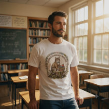 Cat Teacher T-Shirt |  Vintage Cottagecore 