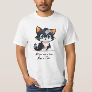 Cat Tee by NickysArt