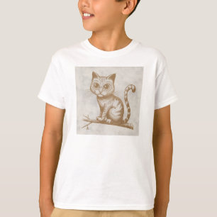  Cat texture IN retro 90 designs T-Shirt