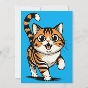cat thank you card