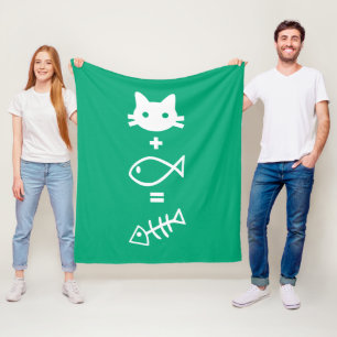 Cat-thematics Fleece Blanket