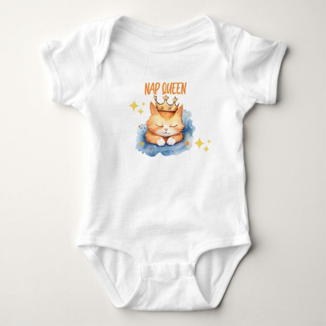  Cat Theme Baby Body Suit Bodysuit (Front)