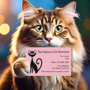 Cat Theme Business Cards