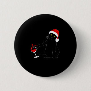 Cat Themed Christmas Sweater For Men Women Wine Lo 6 Cm Round Badge