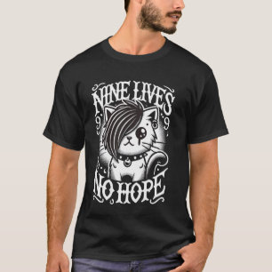 Cat Themed Clothing Alternative Fashion Emo Aesthe T-Shirt