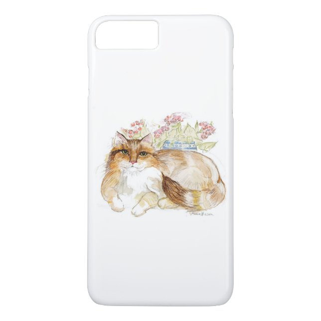 Cat Thoughts on an iPhone Case (Back)