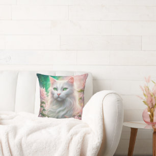 Cat Throw Pillow 20" x 20"