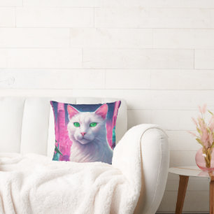 Cat Throw Pillow 20" x 20"